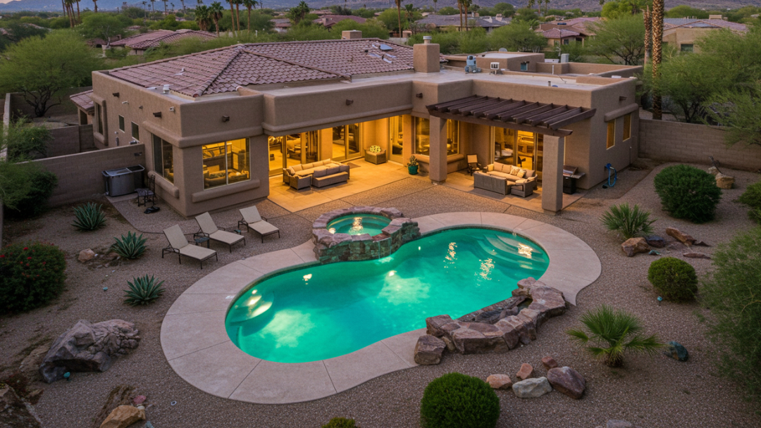 Complete Pool Tile Renovation & Hot Tub Upgrade